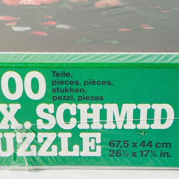Vintage FX Schmid Flower Basket 1000 Pc Puzzle Made in Germany NEW Sealed 1983 - Picture 4 of 7